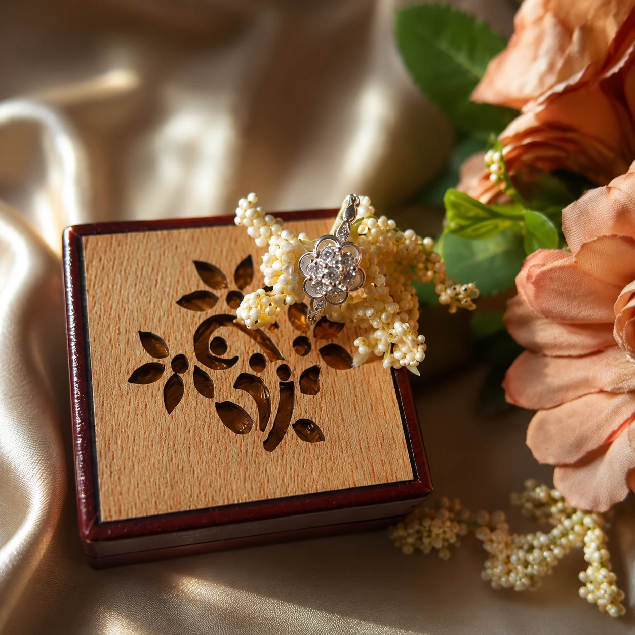 Floral Cluster Ring